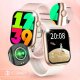 SMARTWATCH DAMSKI ZEGAREK ROZMOWY SMS SPORT ZDROWIE ZLOTY MENU PL + 4 PASKI 6