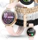 SMARTWATCH DAMSKI ZEGAREK MENU PL ROZMOWY PIĘKNA BRANSOLETA ZŁOTY + 4 PASKI 1