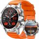 ZEGAREK SMARTWATCH MĘSKI Z CIŚNIENIOMIERZEM ROZMOWY DWA PASKI MENU POLSKIE 4