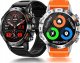 ZEGAREK SMARTWATCH MĘSKI Z CIŚNIENIOMIERZEM ROZMOWY DWA PASKI MENU POLSKIE 10