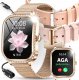 Smartwatch JG Smart SMARTWATCH DLA KOBIETY DAMSKI ZEGAREK ROZMOWY MENU POLSKIE PULS + 3 PASKI 1