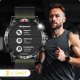 SMARTWATCH ZEGAREK MĘSKI MENU JĘZYK POLSKI ROZMOWY CZARNY PREMIUM + 3 PASKI 12