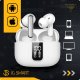 SŁUCHAWKI BEZPRZEWODOWE BLUETOOTH DOKANAŁOWE BIAŁE ANC ENC BT 5.3 POWERBANK 10