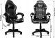 Fotel gamingowy krzesło obrotowe ekoskóra czarny 7