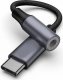 RoGer USB-C to AUX 3.5mm Digital audio adapter for Samsung, Google, OnePlus (DAC 24bit 48KHz) 3