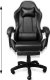 Fotel Bauerkraft Fotel gamingowy krzesło obrotowe z podnóżkiem czarny 5