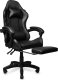 Fotel Bauerkraft Fotel gamingowy krzesło obrotowe z podnóżkiem czarny 9