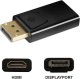 RoGer DisplayPort to HDMI Adapter 1080p@60Hz 1