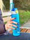 Butelka tritanowa Majestic Sport Okosei Mat 750 ml niebieska 8