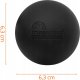 Piłka do masażu Majestic Sport LA TORTURA 6.3 cm czarna 3