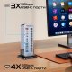 PROMATE GegaTower-60W Multiport Tower Hub 14-in-1 60W / QC3.0 / PD48W / USB 3.1 5Gbps 1