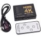 RoGer HDMI 4K High Speed Splitter 5 HDMI inputs / Remote Controller / Infrared Cable 2