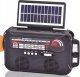 Cmik MK-192 Retro Radio with Solar Lamp / Flashlight / Bluetooth / USB / Gray 4