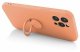 Mocco Pastel Ring Silicone Back Case for Samsung Galaxy S22 Plus 5G Orange 1