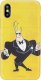 Cartoon Network Johnny Bravo Silicone Case for Apple iPhone XR Smoking 1