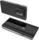 Mocco Mocco Clear View Cover Case For Samsung Galaxy A22 4G Black 2