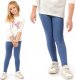 Elastyczne Legginsy Bawełniane Klasyczne Getry Polskie Jeans 128 1