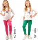Elastyczne Legginsy Bawełniane Klasyczne Getry Polskie Jeans 128 9