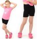 Krótkie spodenki Legginsy 1/2 Kolarki Dziecięce Getry Szorty Czarne 110 1