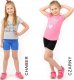 Krótkie spodenki Legginsy 1/2 Kolarki Dziecięce Getry Szorty Czarne 86 5