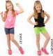Krótkie spodenki Legginsy 1/2 Kolarki Dziecięce Getry Szorty Czarne 86 8