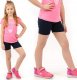 Krótkie spodenki Legginsy 1/2 Kolarki Dziecięce Getry Szorty Granatowe 104 1