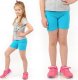 Krótkie spodenki Legginsy 1/2 Kolarki Dziecięce Getry Szorty Turkusowe 98 1