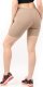 Legginsy damskie 1/2 Kolarki Krótkie Spodenki Beżowe S 4