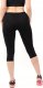 Legginsy damskie 3/4 krótkie Polskie bawełniane Getry Czarne M 3