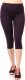 Legginsy damskie 3/4 krótkie Polskie bawełniane Getry Fioletowe XXL 1