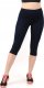 Legginsy damskie 3/4 krótkie Polskie bawełniane Getry Granatowe XXXL 2