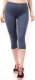 Legginsy damskie 3/4 krótkie Polskie bawełniane Getry Jeans L 1