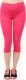 Legginsy damskie 3/4 krótkie Polskie bawełniane Getry Różowe 4XL 1