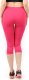 Legginsy damskie 3/4 krótkie Polskie bawełniane Getry Różowe XXXL 3