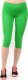 Legginsy damskie 3/4 krótkie Polskie bawełniane Getry Zielone 5XL 1