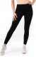 Legginsy damskie długie Polskie Getry Bawełniane Czarne XL 3