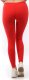Legginsy damskie długie Polskie Getry Bawełniane Czerwone 6XL 2