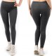 Legginsy damskie długie Polskie Getry Bawełniane Grafitowe 4XL 1