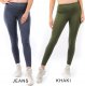 Legginsy damskie długie Polskie Getry Bawełniane Grafitowe 4XL 8