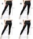 Legginsy damskie długie Polskie Getry Bawełniane Szare 6XL 12