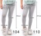 Legginsy dziecięce długie bawełniane klasyczne Jeans 152 3