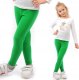 Legginsy dziecięce długie bawełniane klasyczne Zielone 104 1