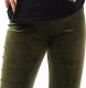 Legginsy dziewczęce Welurowe Elastyczne Spodnie Getry Welur Khaki 128 4