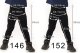 Ocieplane Getry chłopięce Długie legginsy Spodnie JEANS 152 11