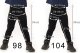 Ocieplane Getry chłopięce Długie legginsy Spodnie JEANS 152 7