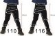 Ocieplane Getry chłopięce Długie legginsy Spodnie JEANS 152 8