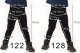 Ocieplane Getry chłopięce Długie legginsy Spodnie JEANS 152 9