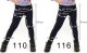 Ocieplane Legginsy dziecięce Polskie bawełniane klasyczne Getry JEANS 122 8
