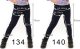 Ocieplane Legginsy dziecięce Polskie bawełniane klasyczne Getry JEANS 128 11
