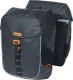 Sakwa miejska podwójna BASIL MILES TARPAULIN DOUBLE PANNIER BAG MIK 34L, MIK System (ready to go), 100% wodoodporna black orange (NEW 2025) 1